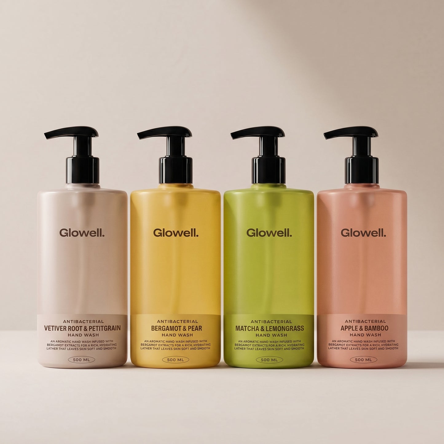 Glowell Handwash - Vetiver Root and Petitgrain