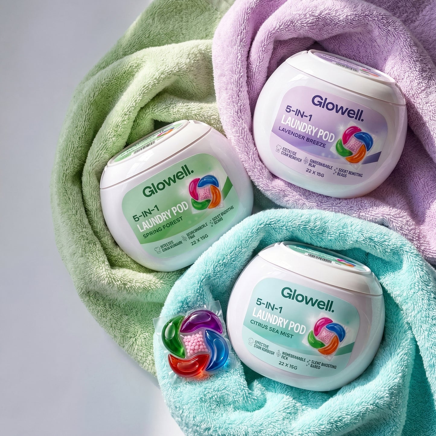 Glowell 5-in-1 Laundry Pod