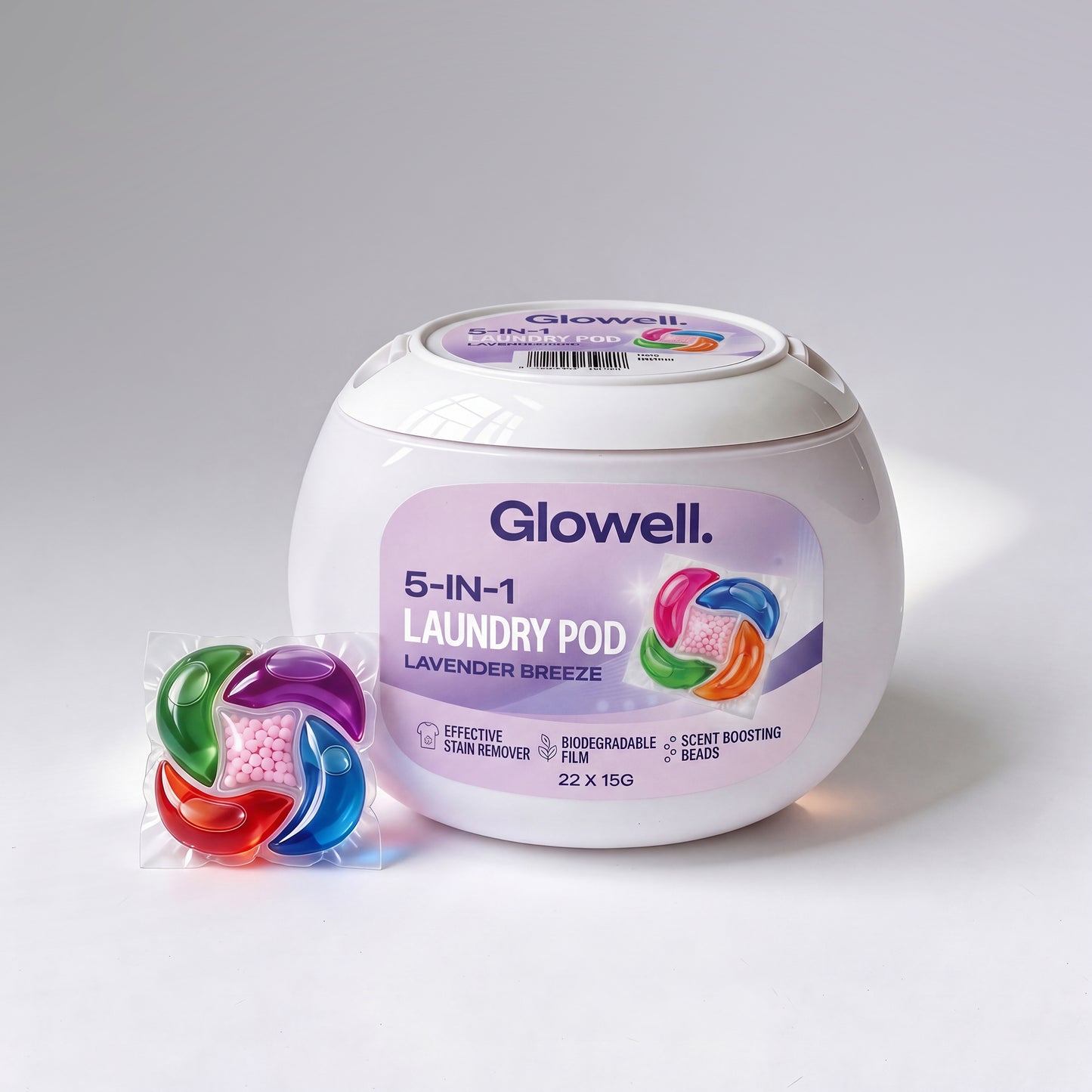 Glowell 5-in-1 Laundry Pod