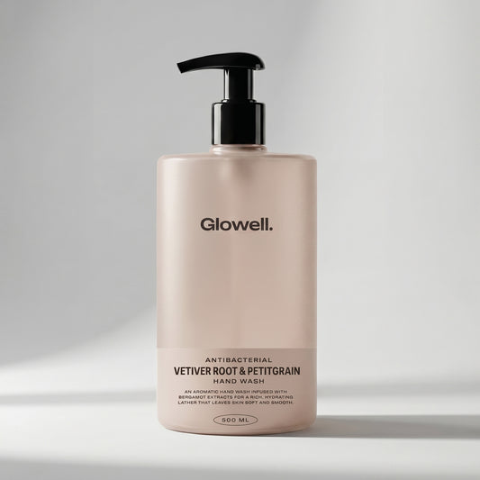Glowell Handwash - Vetiver Root and Petitgrain